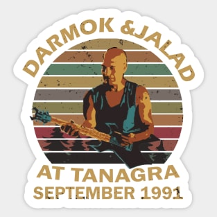 Darmok and Jalad at Tanagra Sticker